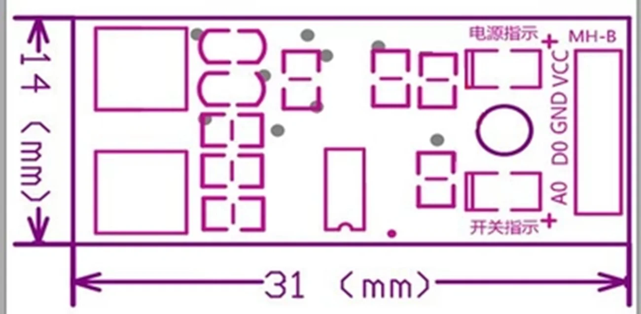 Hall Sensors Module 3144E 4pin Switch Speed Magnetic Swiches Counting Sensor For Arduino Smart Car | Электронные компоненты и