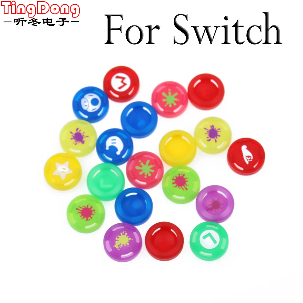 Ting Dong 4 шт. силиконовые палочки для ручек Кепки s Nintendo Switch NS JoyCon контроллер кожи Joy