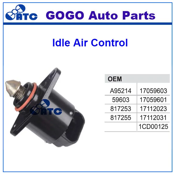 Клапан контроля воздуха на холостом ходу для Opel Astra Vectra calalier Corsa OEM A95214 17059603 59603