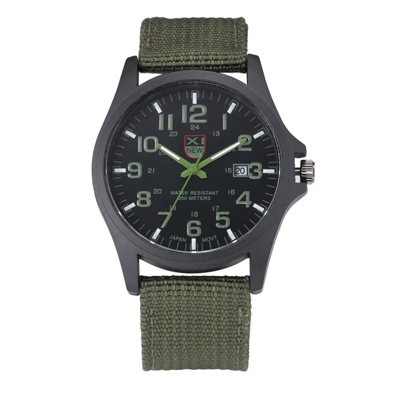 Fashion Men's Watches Best Sellers Simple Canvas Calendar Watch Relogio Masculino Erkek Saat The Darling Of Fashion@50 | Наручные