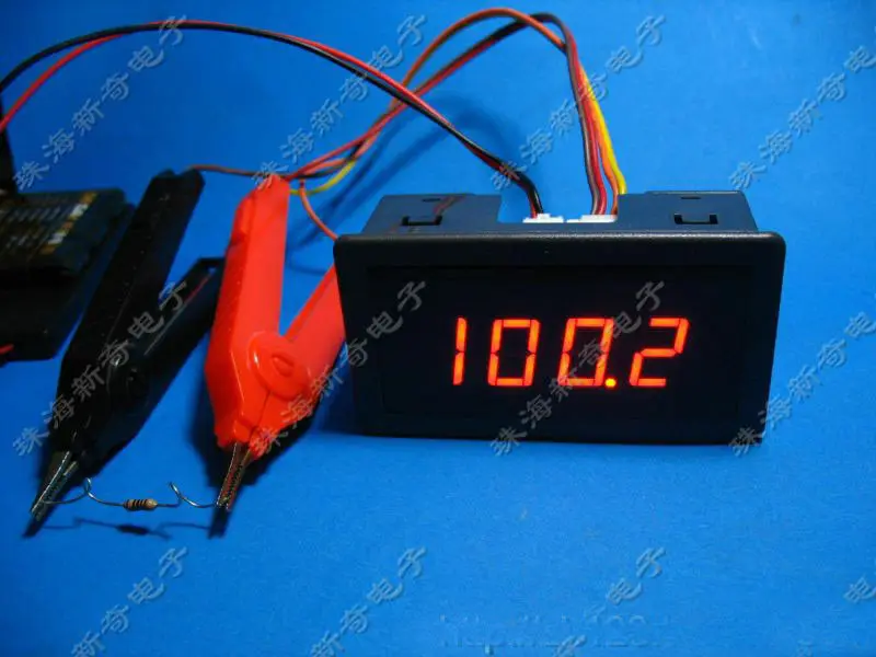 DC миллиом цифровой светодиодный измеритель 20ohm/200ohm/2ohm сопротивление катушки