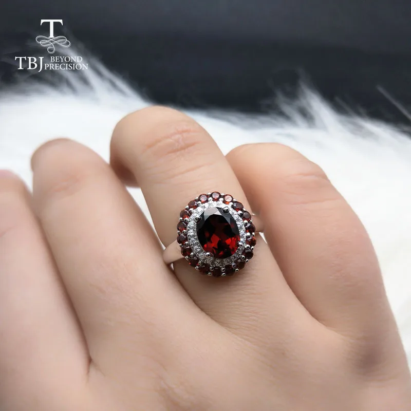 Женское кольцо с драгоценным камнем TBJ Ювелирное Украшение натуральным