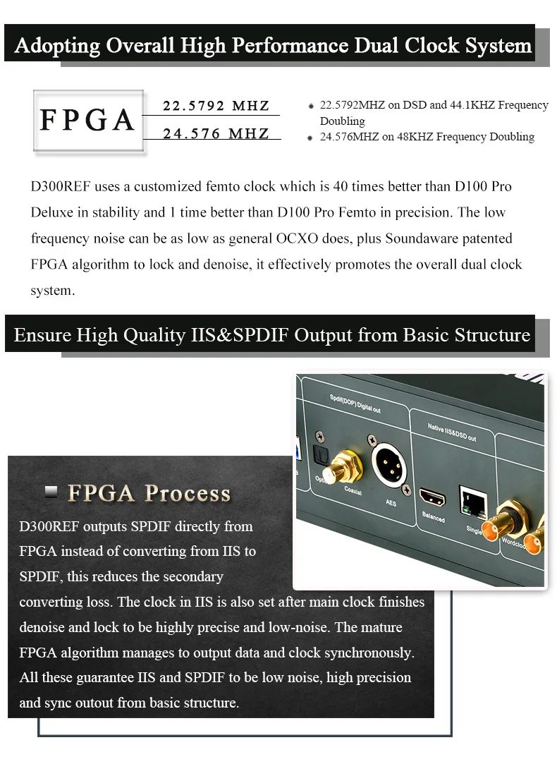Soundaware D300REF эталонный уровень следующего поколения PCM& DSD цифровой сетевой транспорт USB интерфейс фемто-часы Hifi музыкальный плеер