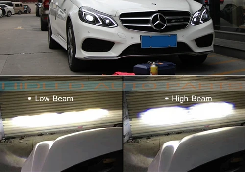 1 комплект полноразсветодиодный ных светодиодных фар в сборе для Mercedes Benz W212 E class
