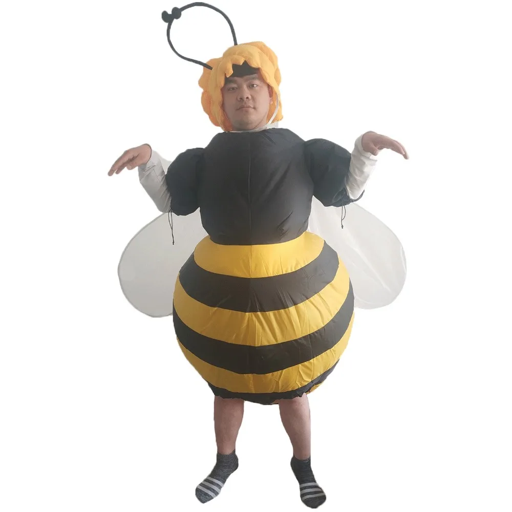 Bumble Bee, надувной костюм на Хэллоуин для взрослых, карнавальный костюм для женщин и мужчин, нарядное платье в виде животного, наряд на день рождения