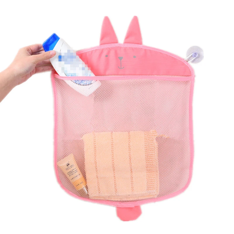 Мультяшные Висячие сетчатые сумки для хранения детей купальный мешок игрушек