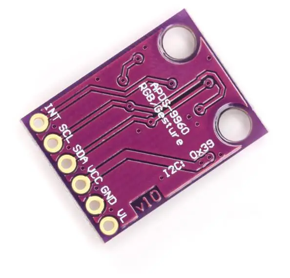 10 шт. DIY mall RGB жест Сенсор apds-9960 apds 9960 для Arduino I2C Интерфейс 3.3 В detectoin близость