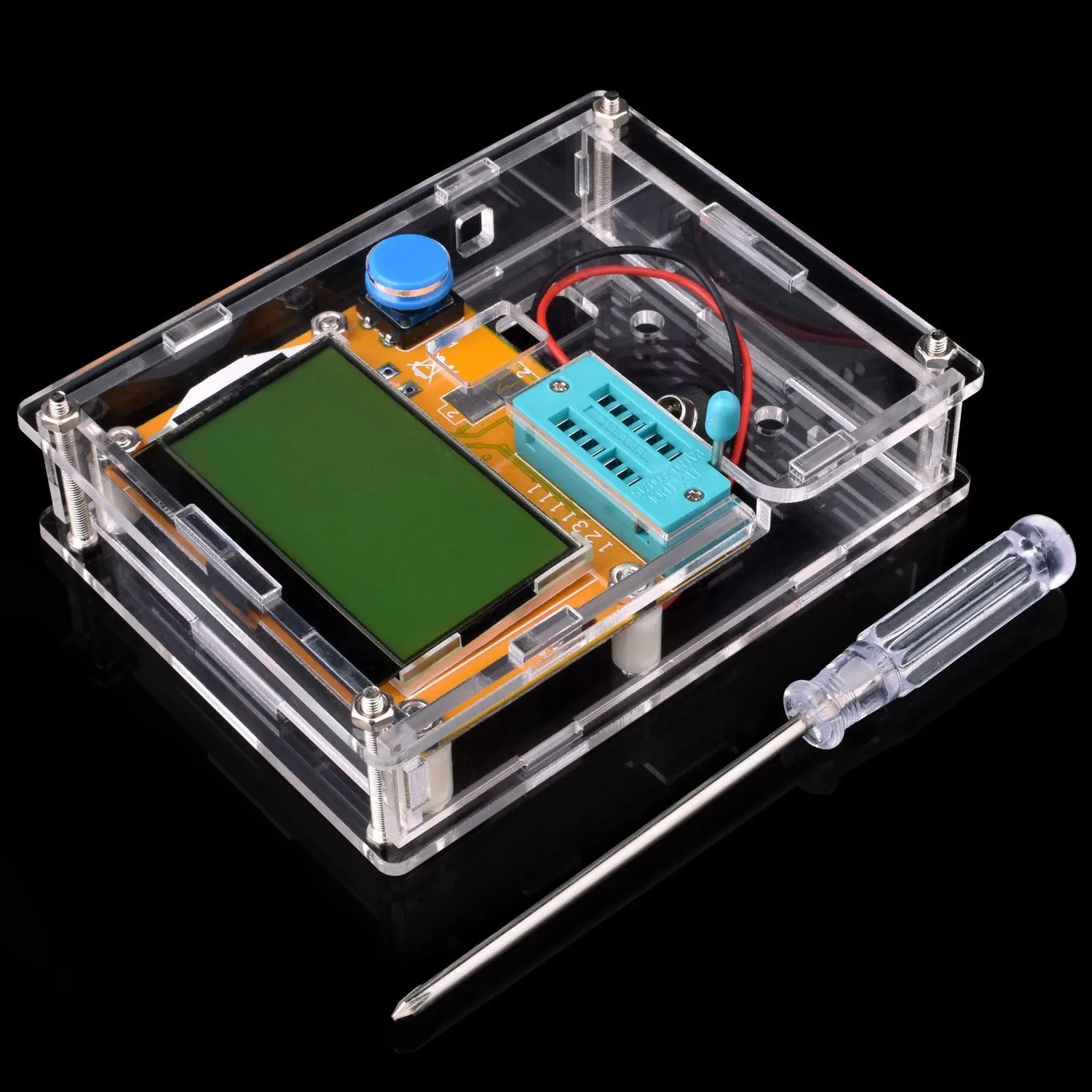 Miroad Многофункциональный измеритель DIY kit Mega 328 Графический Транзистор тестер NPN PNP