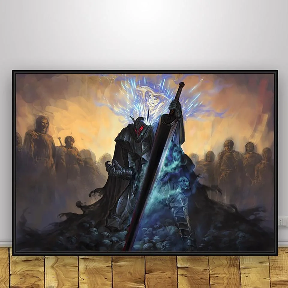 Hd Печатный современный холст мода 1 шт. Berserk аниме плакат украшение дома живопись