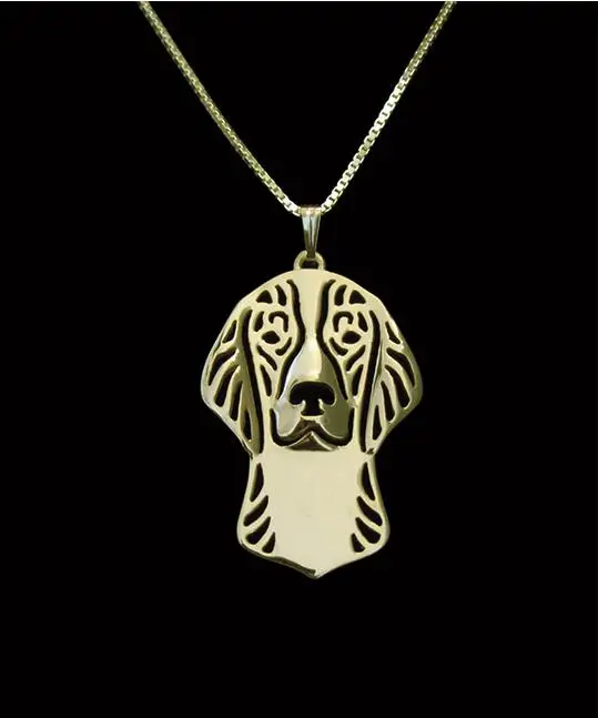DANGGAO модное уникальное Welsh Springer Подвеска со спаниелем колье ожерелье для женщин