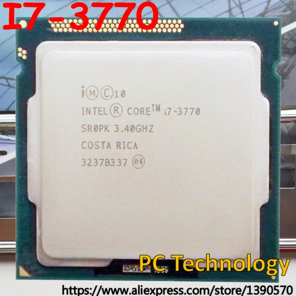 Original Intel processor I7 3770 8M Cache 3.40GHz Quad-core LGA1155 77W desktop I7-3770 CPU Free shipping ship out within 1 day |