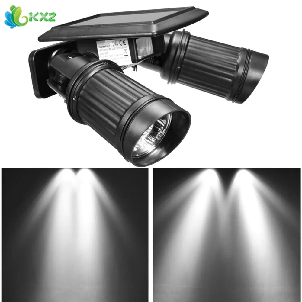 

Outdoor Solar Power LED Spotlight PIR Motion Sensor Adjustable Waterproof Security Wall Lamp Spot Light for Garden Yard Driveway