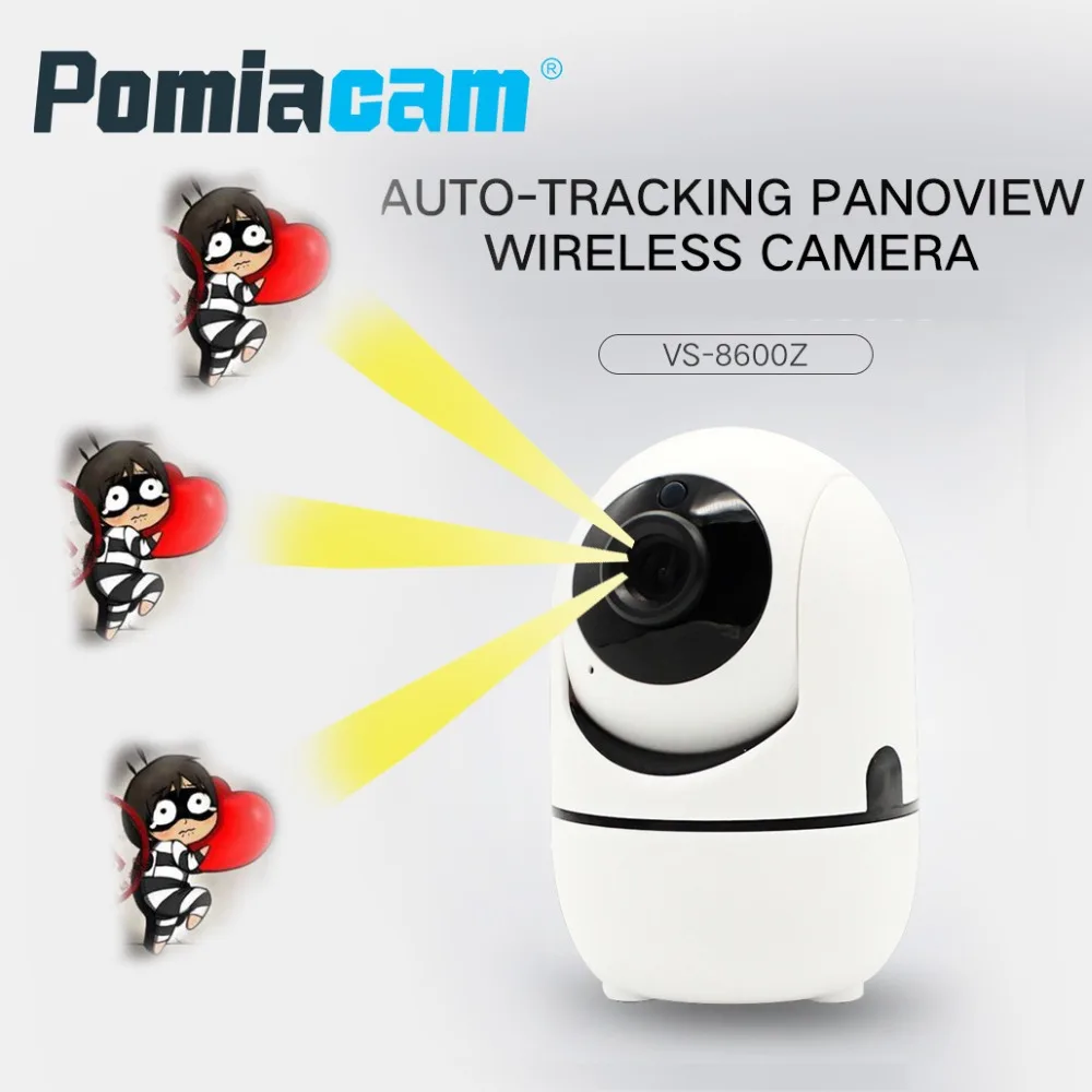 8600Z CCTV 1080P камера безопасности Беспроводная Автоматическая IP слежения Wifi