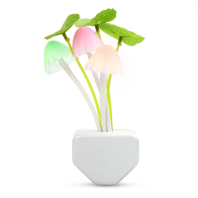 Бесплатная доставка 1 штука светорегулирующего датчика включения настенных ночных светильников Грибная лампа светодиодных лампочек сменных для детских игрушек освещения.