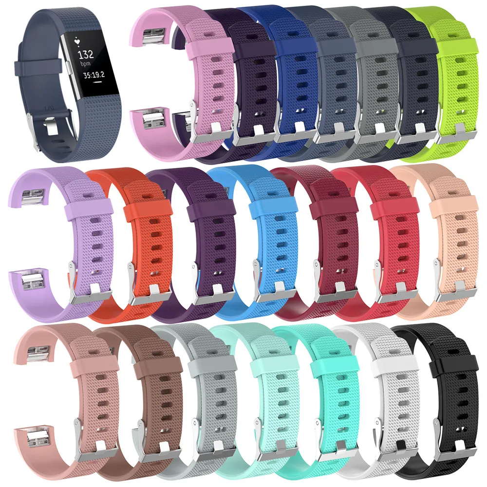 Смарт-аксессуары для Fitbit Charge 2 сменный ремешок часов из мягкого силикона наручный