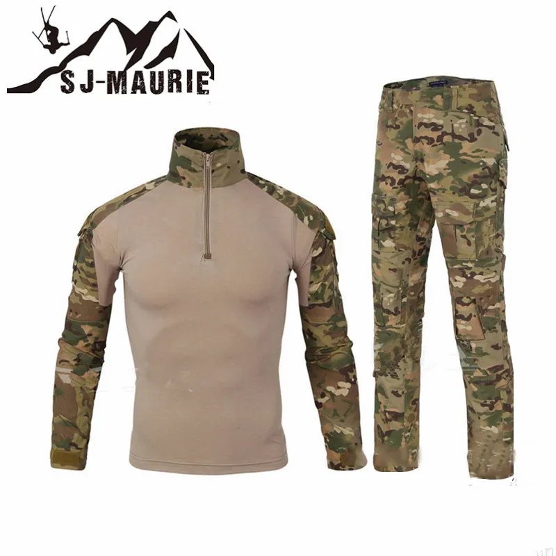 2 пары/комплект мужской уличный костюм Uniforme Militar для пешего туризма рубашка +