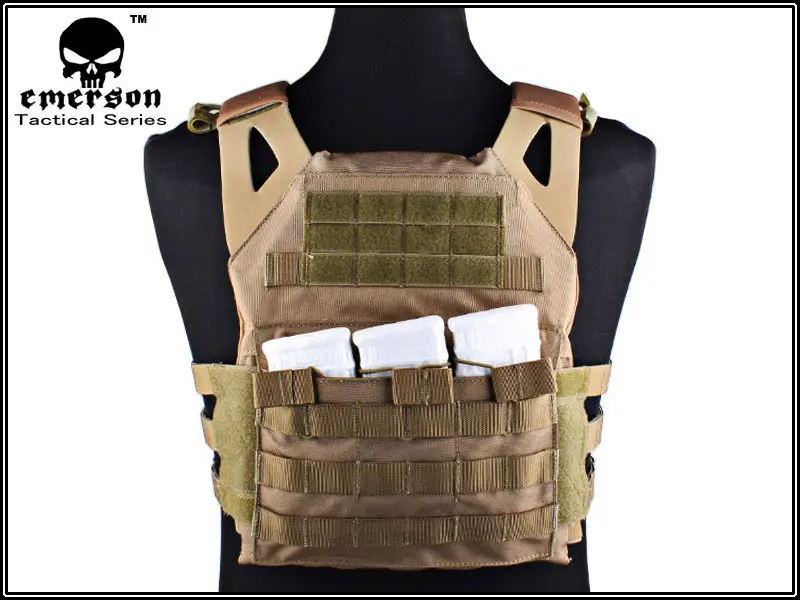 

Airsoft Emerson JPC тактический жилет упрощенная версия, тактический жилет для койота, армейская Боевая Экипировка, охотничьи жилеты