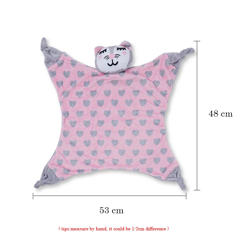 Educational Plush Toys Soothe Towel Newborn Baby Animal shape Infant Gift Soft Appease |