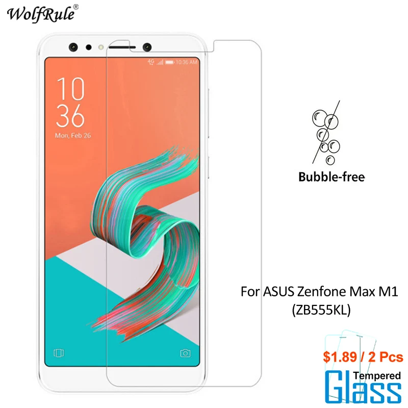 Защитное стекло для Asus Zenfone Max (M1) ZB555KL закаленное M1 защитная пленка телефона 2