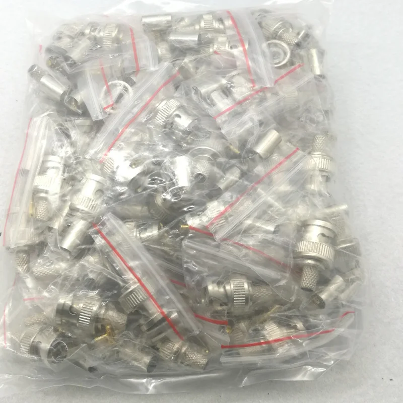 Обжимной штекер NOVOXY BNC для коаксиального кабеля RG59 разъем Q9 3 шт.|bnc male crimp plug|male