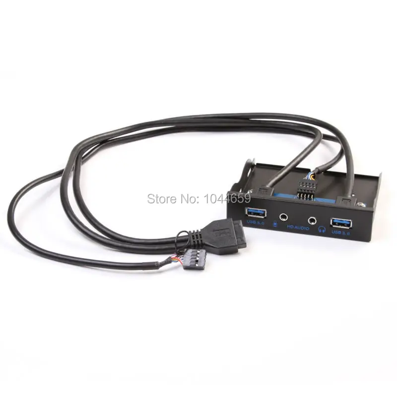 Передняя панель для компьютера 3 5 дюйма 20 2 порта USB 0 HUB Mic HD Audio мм|usb sata hard drive