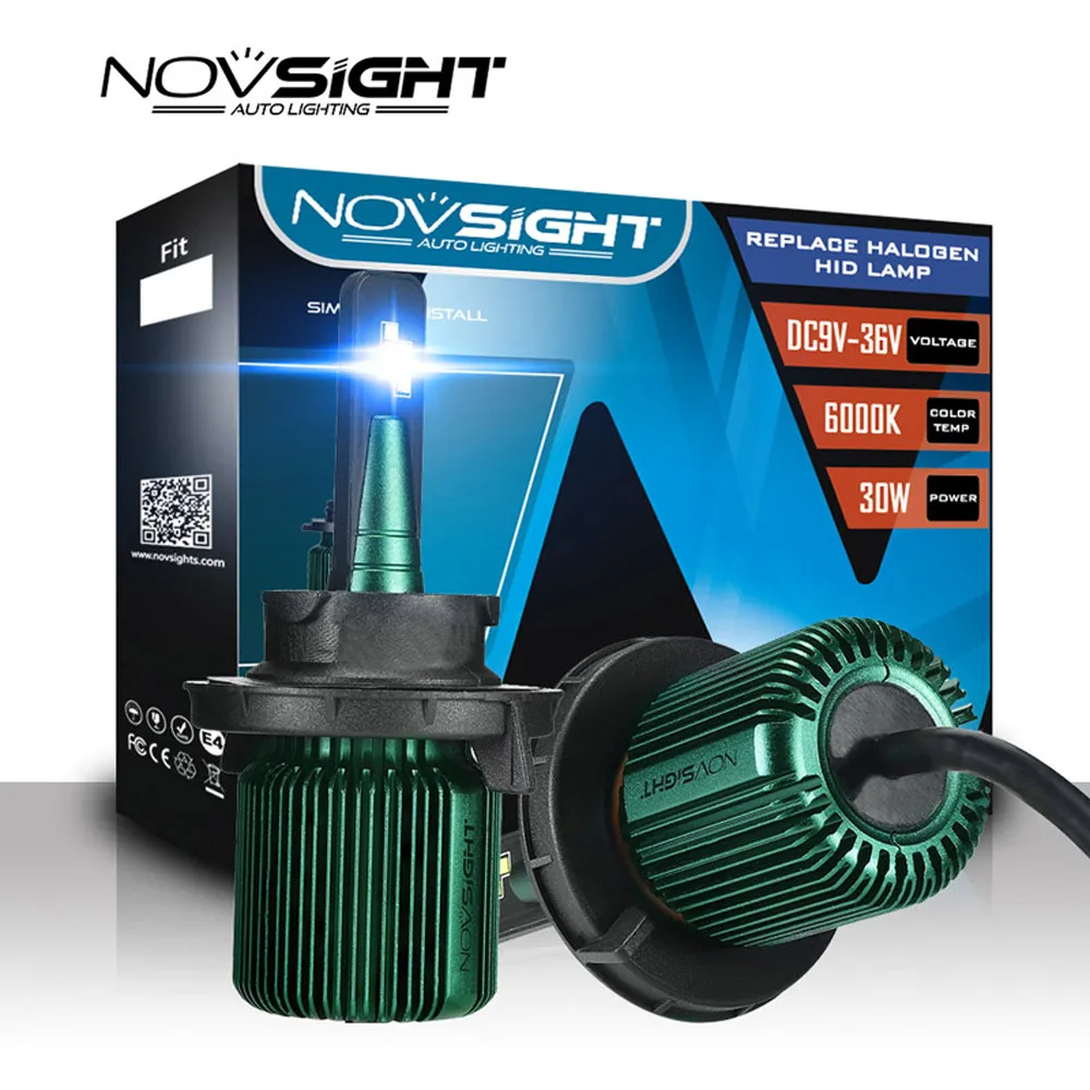 NOVSIGHT Автомобильные фары H4 Hi/Lo луч СИД H7 H8 H9 H11 H13 9005 9006 9007 40W 12000lm 6500K авто