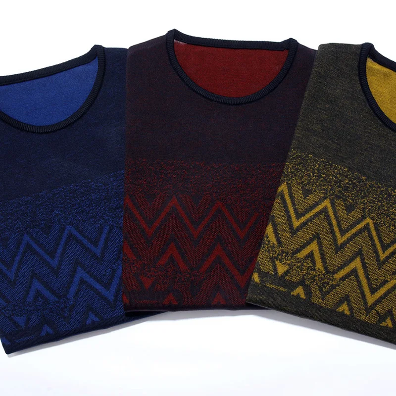 2019 бренд корейский стиль Тонкий полосатый свитер Мужская одежда Джерси платье