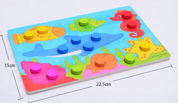 1 предмет Монтессори Деревянные Tangram головоломки настольные развивающие раннего