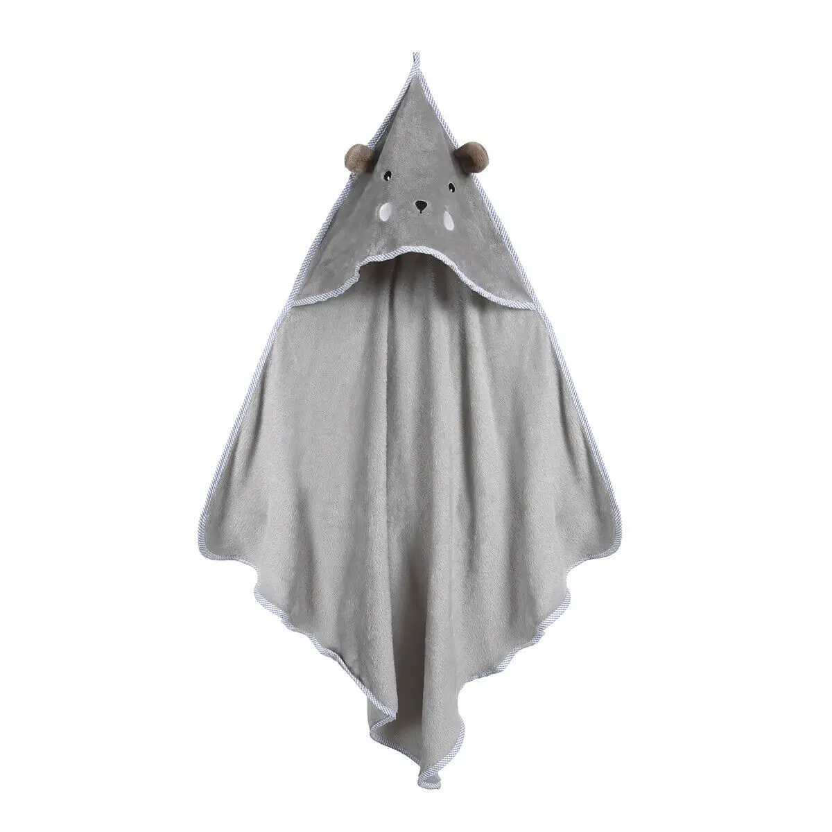 Очень милая детская Фланелевая пижама с капюшоном рисунком медведя ванны для