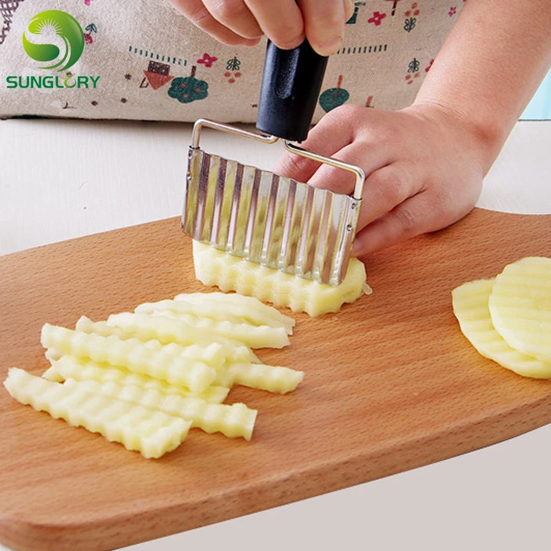 Резак для картофеля из нержавеющей стали|cooking tools|potato cutterpotato slicer |