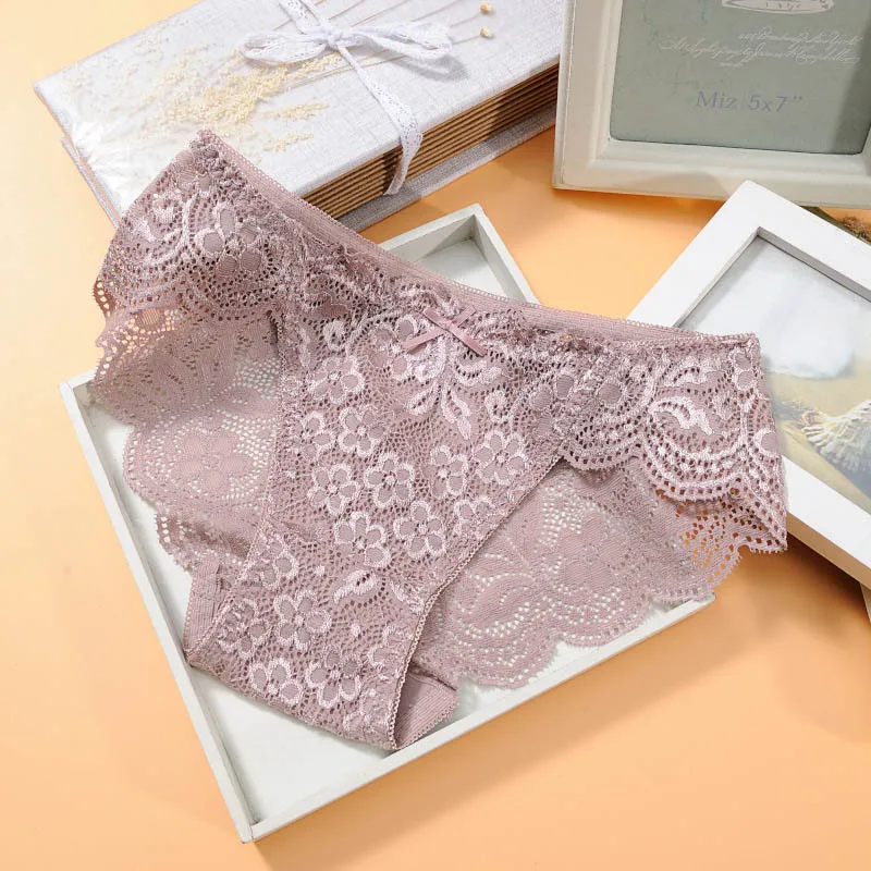 Sale Sexy Panties Women Size 66-98 cm Lace Solid Briefs Underwear Pretty Temptation Hollow Out Lingerie | Женская одежда