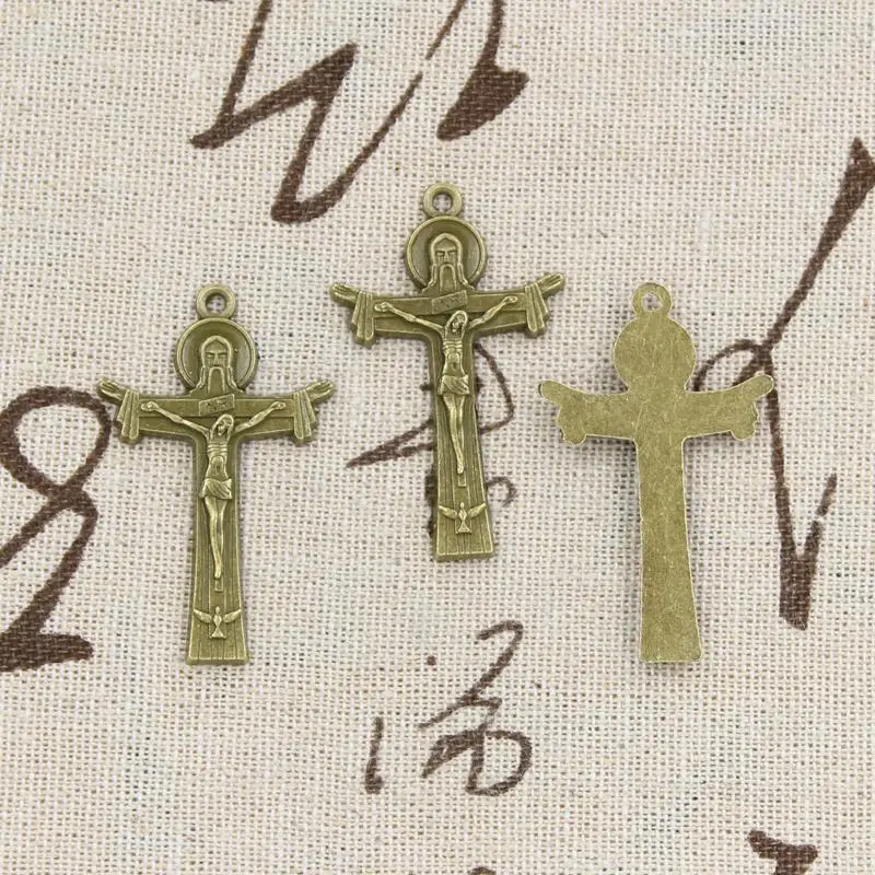 8 шт. подвески для браслета и ожерелья 40 х24 мм|charms cross|craft pendantcross charms |
