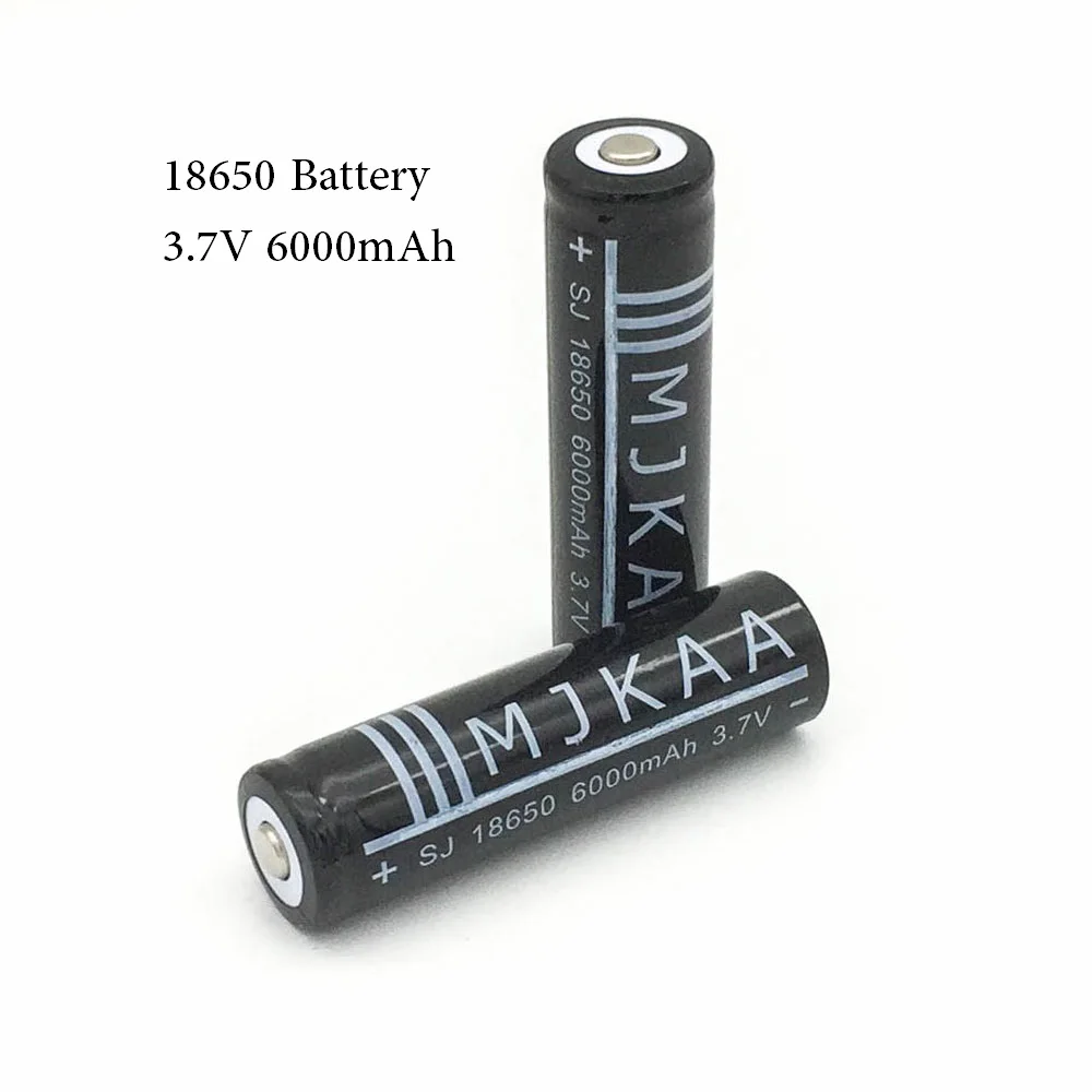 Cncool 4 шт./партия Oringinal 6000 мАч 3 7 в перезаряжаемая 18650 литий ионная литиевая батарея