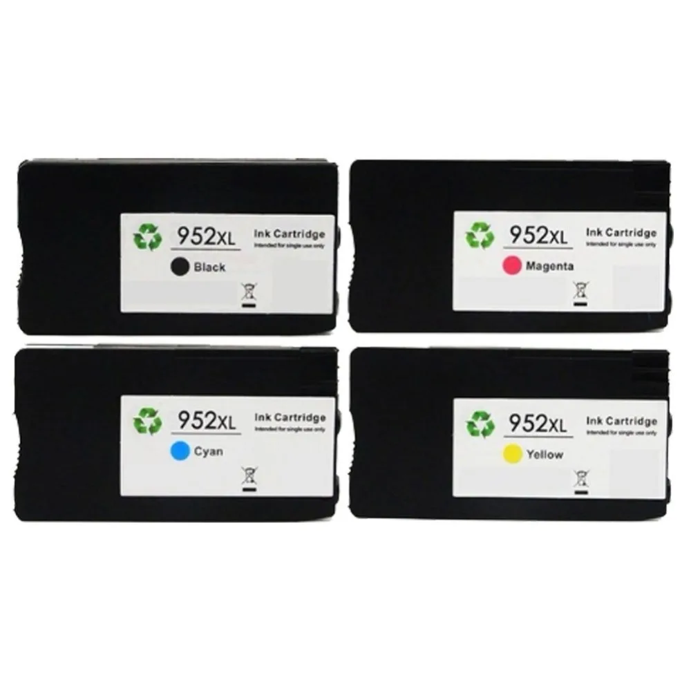 4 шт. в упаковке для HP 952XL 952 XL сменный чернильный картридж Officejet Pro 7740 8210 8216 8702 8710 8720