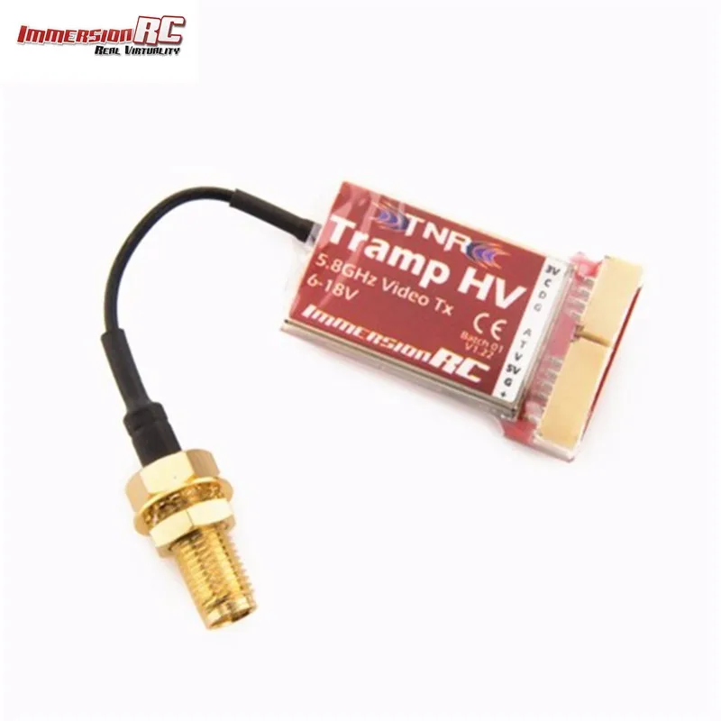 ImmersionRC Tramp HV 6-18V 5 8 GHz 1mW до&gt 600mW Видео передатчик международной версии для игрушки