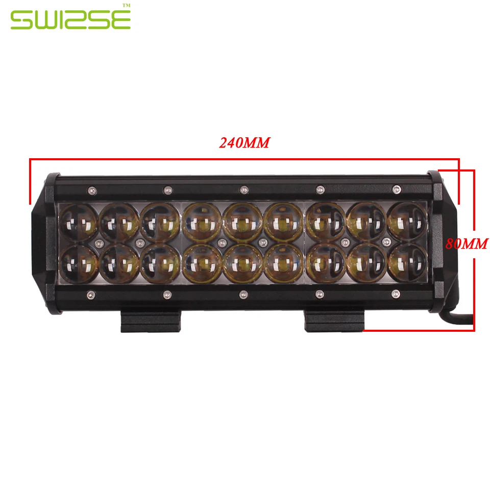 1PCS90W 12V 24V внедорожный светодиодный рабочий светильник бар 9 дюймов авто пикап