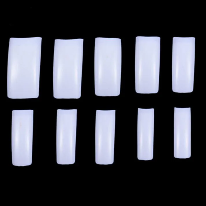 500pcs/bag Fake Nail Tips 10 Sizes Half CoverFrench DIY Salon False Art Wholesale Free DHL Fedex TNT | Красота и здоровье