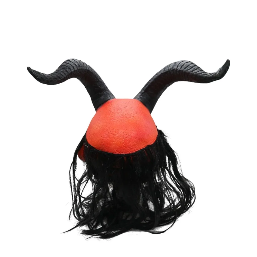 Маскарадная маска Hellboy для костюмированной вечеринки королевы быка Роговая из