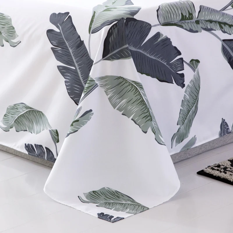 Постельное белье Jeefttby Home Leafs новый комплект постельного белья с простыней