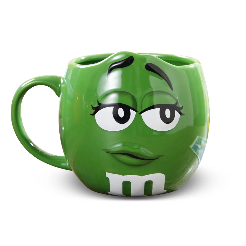 2017 Милая кружка M &amp M's MM в виде бобов кафе овсянка кружки для питья керамические