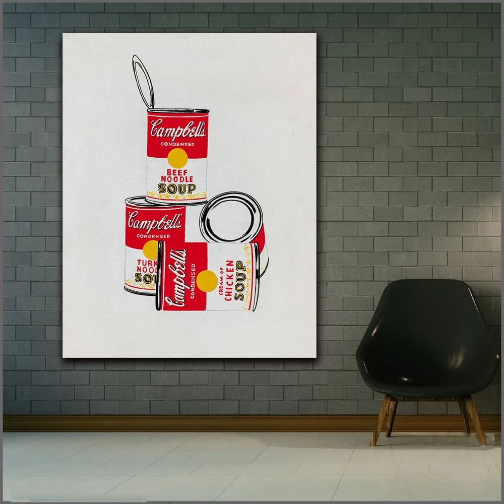 Модный принт граффити искусство Энди warhol четыре кемпинга канистры для супа