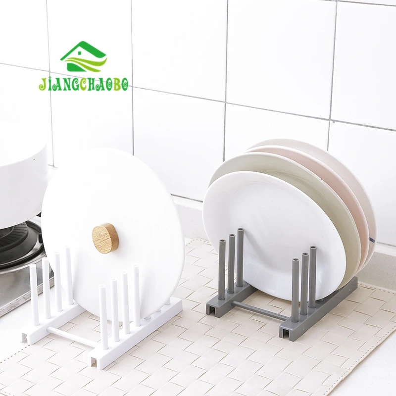 Пластиковый стеллаж для чаш и сковородок JiangChaoBo кухонные принадлежности