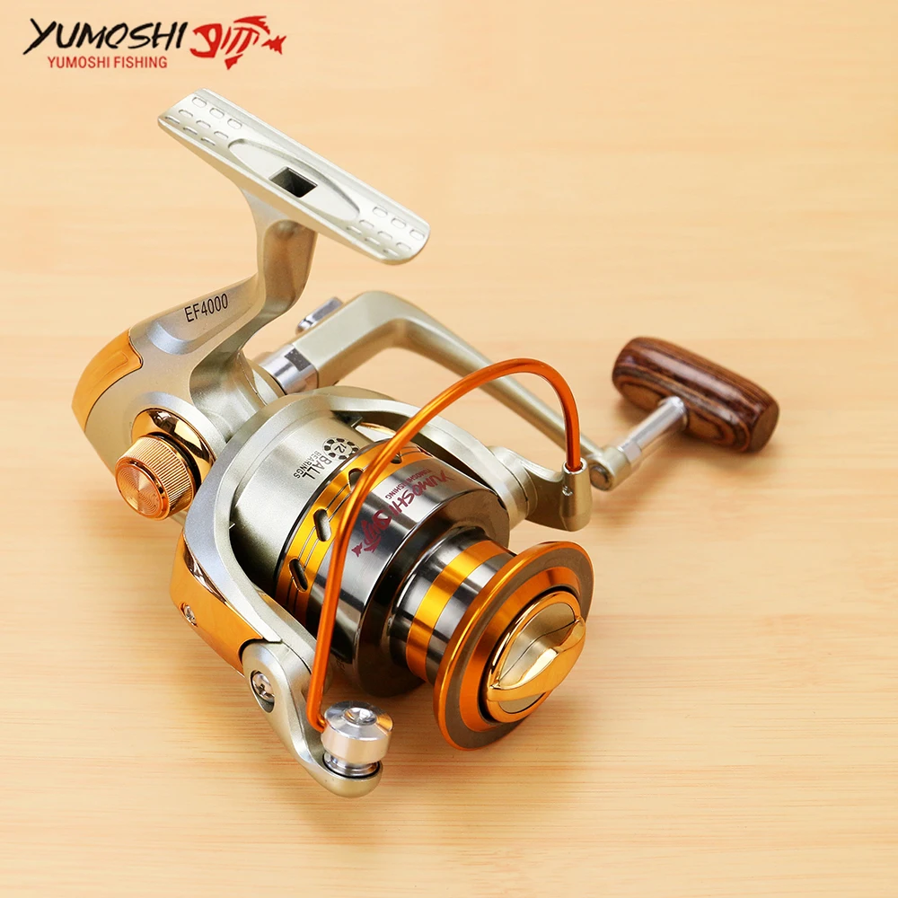 Рыболовная катушка Pesca 12BB 5 2: 1/4.1:1 металлическая Carretilhas de pecasaria Molinete para для