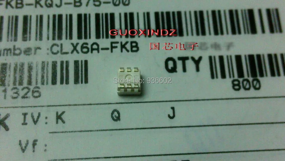 CREE PLCC6 3 в 1 SMD LED полноцветсветодиодный 3535 RGB CLX6A FKB наружный полноцветный