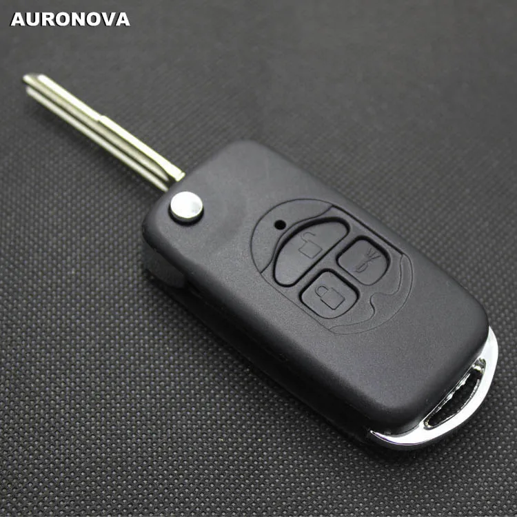 AURONOVA новый обновленный Складной Корпус ключа для Buick Excelle 3 кнопки чехол