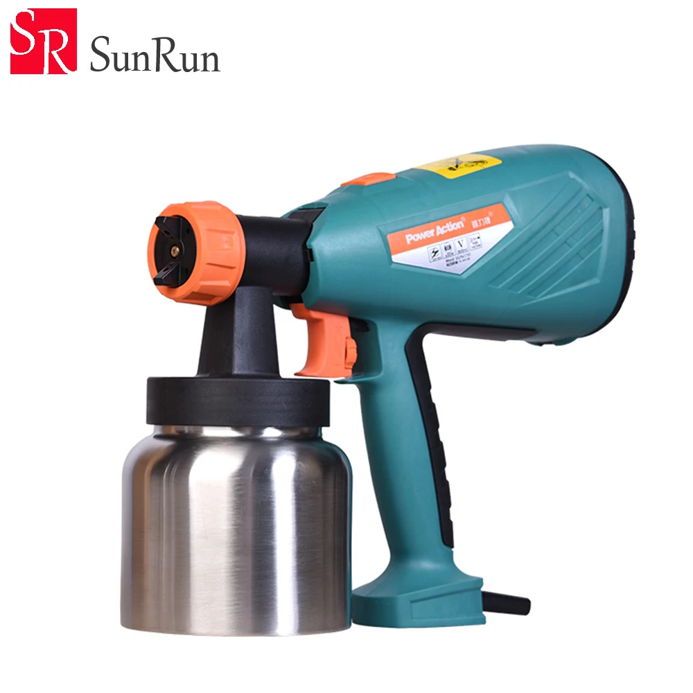 

Multi-function electric spray gun auto paint spray gun for car vehicle painting painted high efficiency free shipping