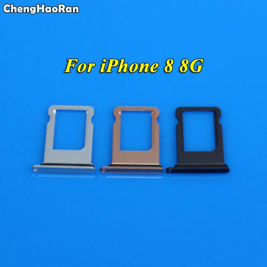 ChengHaoRan Sim карта лоток Слот держатель Гнездо для iPhone 8 8G P Plus адаптер с