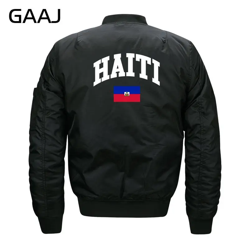 Куртка GAAJ с флагом Гаити мужская бейсбольная водонепроницаемая куртка модная