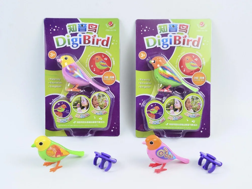 Интеллектуальная Музыка Игрушки Digi Птицы поют Экзотических Животных Птиц