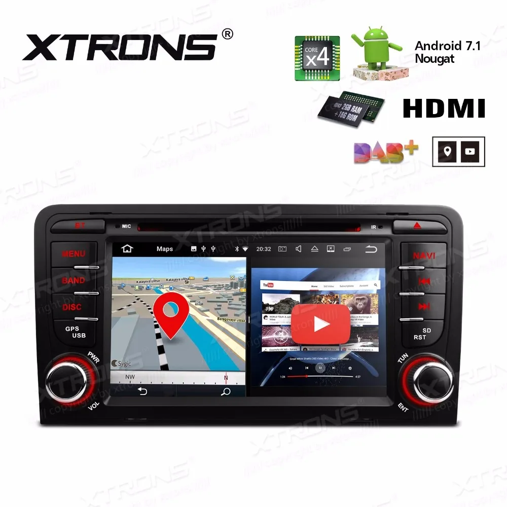 7 &quotОС Android 1 автомобильный DVD для Audi A3 8P1 2003-2012 и S3 8 P 2006-2012 RS3 2011 2012 с 4G/3g/WI-FI Интернет